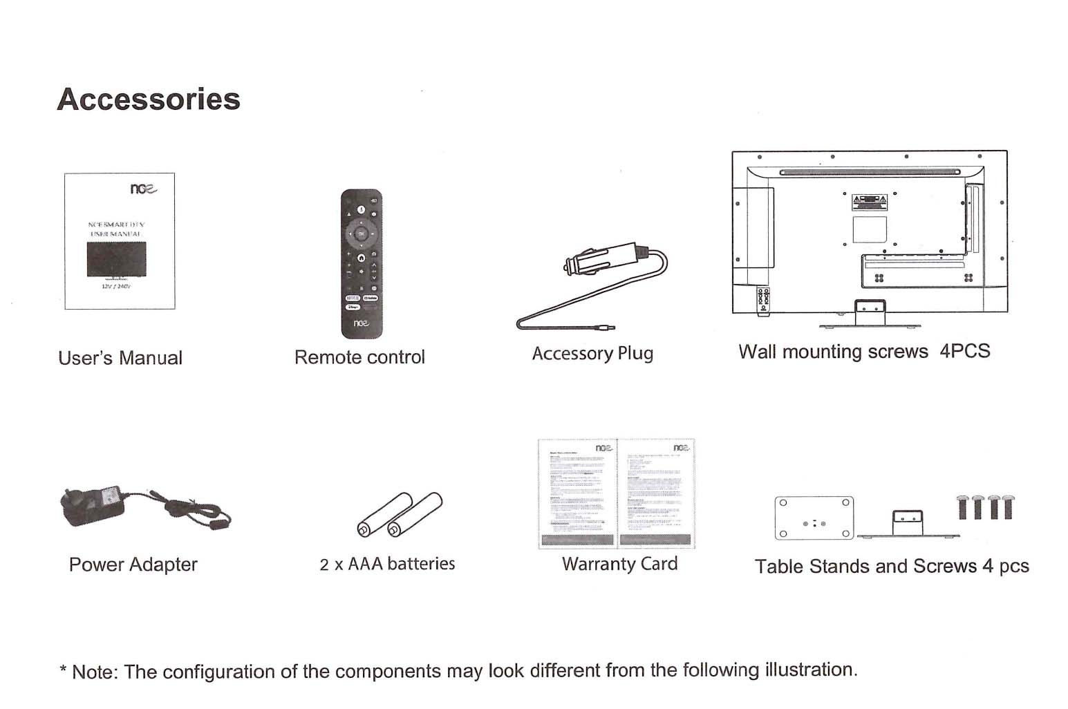 NCE 24" Google Smart TV With Intelligent Remote - Image 2